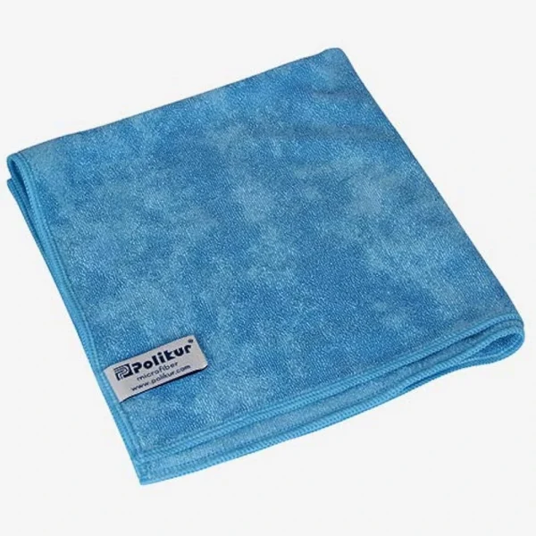 Polikur Mikrofiber Mavi Cam Bezi 50x70