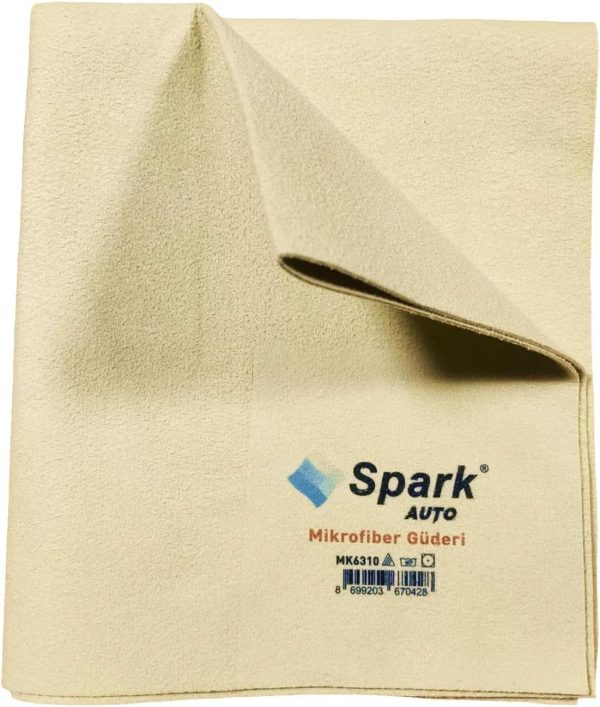 SPARK MİKRO ALIŞTIRILMIŞ-TAŞLANMIŞ GÜDERİ OTO KURULAMA BEZİ 50x70
