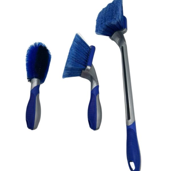 JuneWax 3’Lü Premium Davlumbaz Mavi Fırça Seti