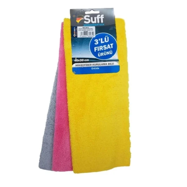 Suff A07 Orkide Mikrofiber Lazer Kesim Pasta-Cila Bezi 3'lü Set 40x30 250gr
